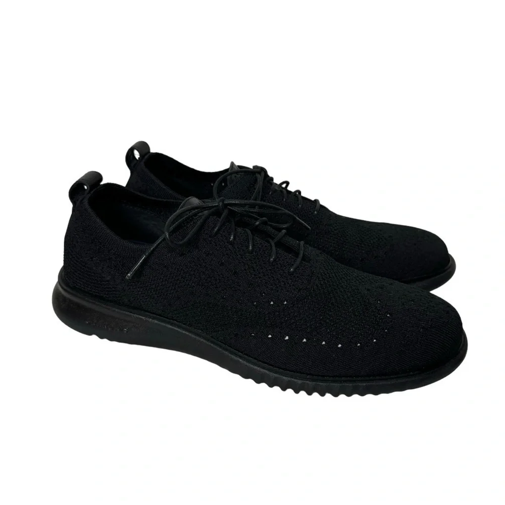 Cole Haan 2.ZERØGRAND‎ Stitchlite Wingtip Oxfords Black 12